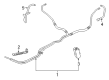 Cadillac Escalade ESV Automatic Transmission Oil Cooler Line Diagram - 85132191