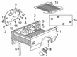 Chevy Silverado 1500 Fender Splash Shield Diagram - 84507681