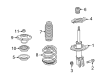 2009 Chevy Equinox Shock Absorber Diagram - 19208308