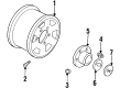 1994 Chevy K1500 Spare Wheel Diagram - 9591532