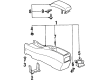 2002 Chevy Prizm Center Console Base Diagram - 94859599