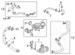 Buick Envision Coolant Pipe Diagram - 55509226