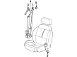 1999 Saturn SL2 Seat Belt Diagram - 21304747