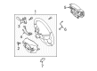 Pontiac Vibe Steering Wheel Diagram - 19184545