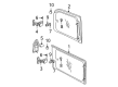 Chevy Venture Weather Strip Diagram - 10353840