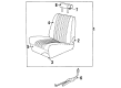 1989 GMC K1500 Seat Cushion Pad Diagram - 15665294