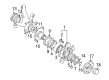 Chevy Tracker Wheel Bearing Dust Cap Diagram - 30007954