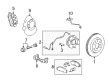 Cadillac Brake Caliper Bracket Diagram - 85569600