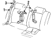 1997 Chevy Monte Carlo Seat Belt Diagram - 12528759