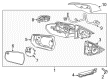 Chevy Mirror Cover Diagram - 23251585