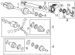 Cadillac CV Boot Diagram - 13318003