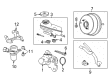 Cadillac Brake Booster Vacuum Hose Diagram - 23205509