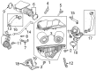 Cadillac Air Intake Coupling Diagram - 84465552
