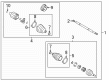 Buick CV Joint Diagram - 25766430
