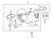 Cadillac Cruise Control Switch Diagram - 23108243