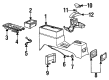 Pontiac J2000 Sunbird Coolant Temperature Sensor Diagram - 25036647