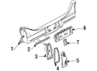 1991 Cadillac Eldorado Back Up Light Diagram - 16512336