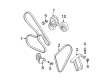 Cadillac Drive Belt Diagram - 12646194
