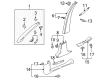 Cadillac SRX Door Handle Diagram - 25770390