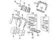 2015 Chevy Impala Limited Seat Cushion Pad Diagram - 19123499