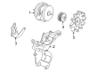 Chevy Express 3500 Alternator Bracket Diagram - 12559613