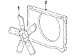 Chevy C20 Suburban A/C Condenser Fan Diagram - 15593566