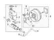 Saturn Brake Booster Diagram - 25878055