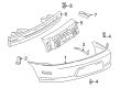 Pontiac Sunfire Bumper Diagram - 22597561