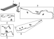 Cadillac Automatic Transmission Oil Cooler Line Diagram - 84211801