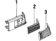 Pontiac 6000 Bumper Reflector Diagram - 16506386