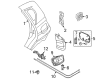 Chevy Aveo5 Fender Splash Shield Diagram - 96543133