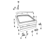 Pontiac Trunk Latch Diagram - 90197158