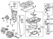 2017 Cadillac CT6 Dipstick Diagram - 12654312