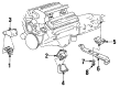 Pontiac Firebird Engine Mount Bracket Diagram - 10229057