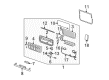 2007 Hummer H2 Power Window Switch Diagram - 15093146