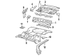 1988 Oldsmobile Cutlass Supreme Floor Pan Diagram - 10124772