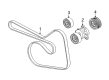 Chevy Belt Tensioner Bolt Diagram - 11097431