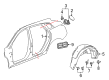 2012 Cadillac SRX Fuel Filler Housing Diagram - 23469986