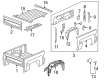GMC Exhaust Heat Shield Diagram - 15214282
