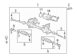 Cadillac XT4 Rack And Pinion Diagram - 84580635