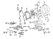 2012 Chevy Camaro Seat Cushion Pad Diagram - 92230410