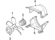 Chevy C20 Suburban A/C Condenser Fan Diagram - 14015378