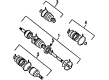 Chevy Spectrum CV Boot Diagram - 94473234