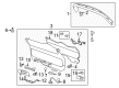 Buick Enclave Door Handle Diagram - 15853226