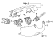 Buick Steering Column Cover Diagram - 39134101
