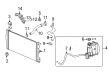 Pontiac Grand Prix Radiator Diagram - 15140505