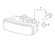 Chevy Aveo5 Fog Light Diagram - 96540260