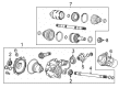 Cadillac CTS Axle Shaft Diagram - 84550220