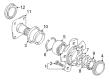 Chevy Tracker Wheel Bearing Dust Cap Diagram - 30004417