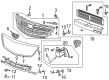 Cadillac CTS Emblem Diagram - 23444634